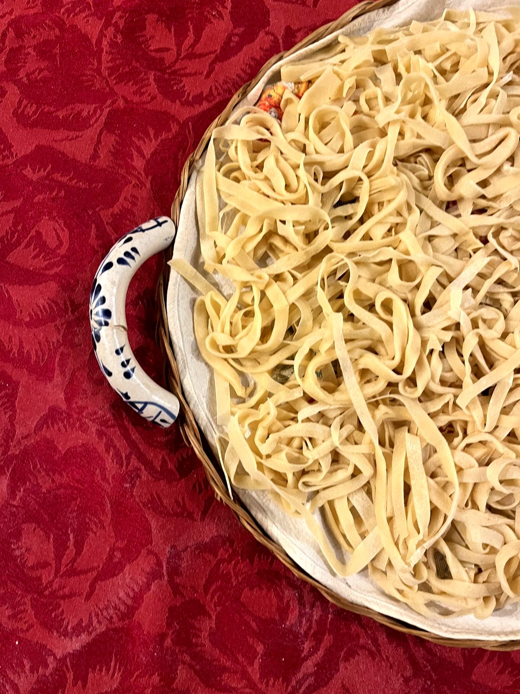 Fresh tagliatelle
