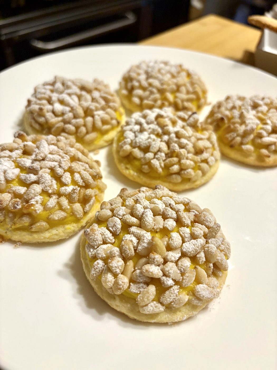 Pine nut pastries